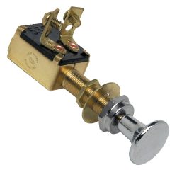 Cole Hersee M-628-BX Push Pull Switch Chr. 